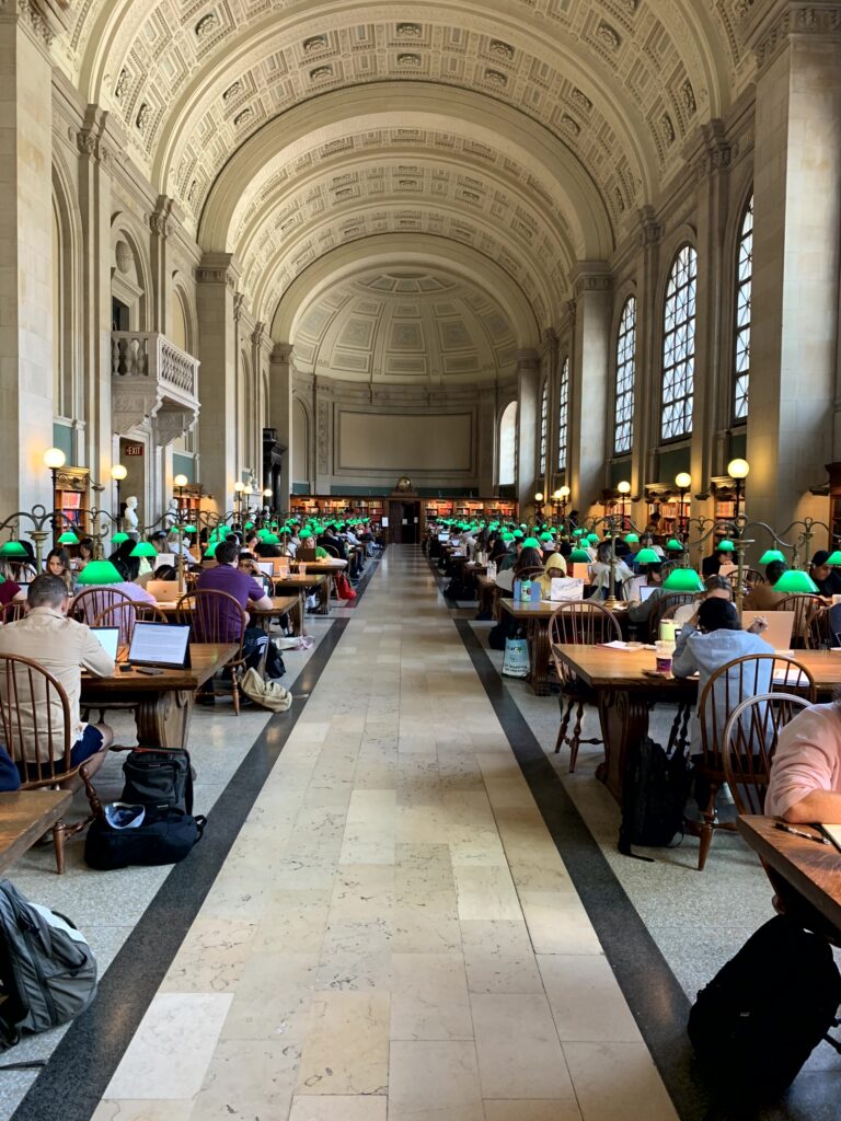 Boston Public Library, Old Section